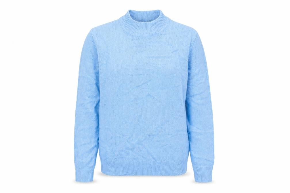 Womens UK Size XS Damart Blue Pullover Jumper