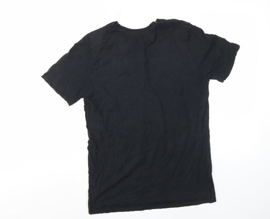 Nike Men's Black Medium Crew Neck Athletic T-Shirt