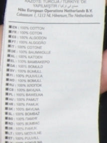 Nike Men's Black Medium Crew Neck Athletic T-Shirt