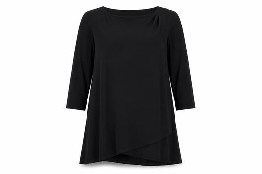 Front view of Principles Women’s Black Shift Dress, size UK 16