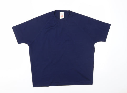 Womens UK Size 16 St Michael Blue Basic T-Shirt