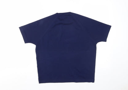 Womens UK Size 16 St Michael Blue Basic T-Shirt