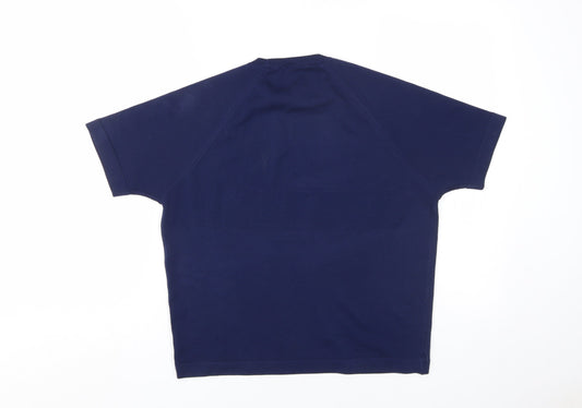 Womens UK Size 16 St Michael Blue Basic T-Shirt