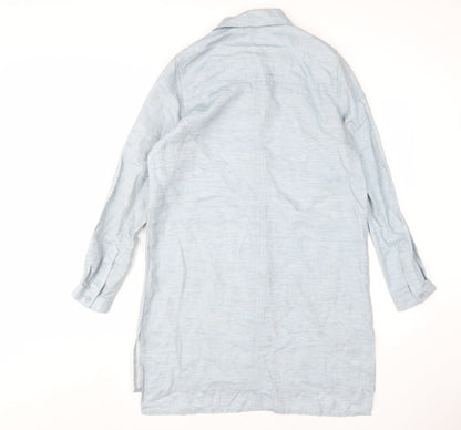 French Connection Women's Blue Shirt Dress S