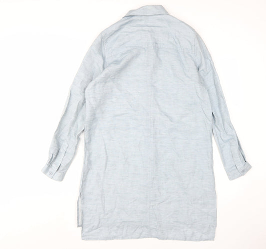 French Connection Women's Blue Shirt Dress S