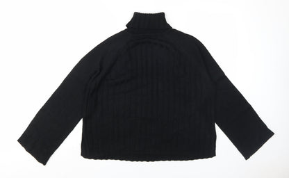 Womens UK Size 10 Threadbare Black Pullover Jumper