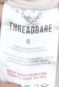 Threadbare Men's Small Ivory Roll Neck Jumper