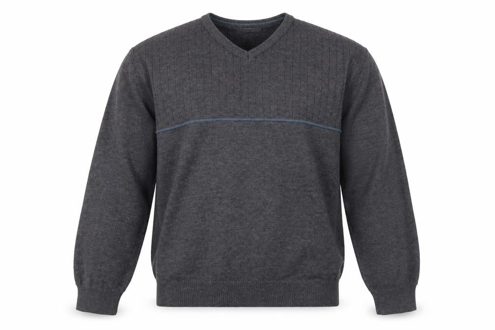 Mens UK Size L Marks and Spencer Grey Pullover Jumper