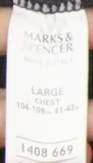 Marks and Spencer Men's Grey V-Neck Pullover Jumper