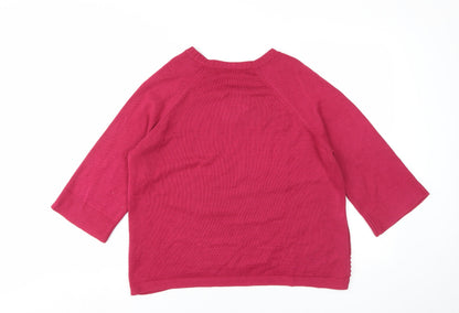 Womens UK Size M Olsen Red Pullover Jumper