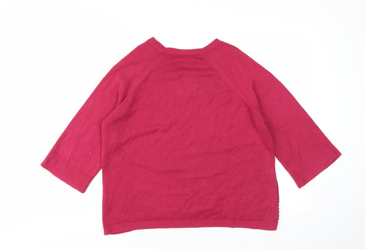 Womens UK Size M Olsen Red Pullover Jumper
