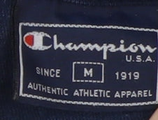 Mens UK Size M Champion Blue  T-Shirt