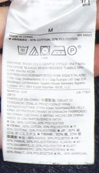 Gap Men's Blue Pullover Jumper - Medium