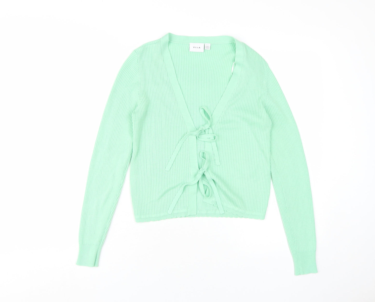 Womens UK Size S VILA Green Cardigan Jumper