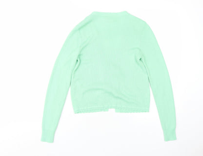 Womens UK Size S VILA Green Cardigan Jumper