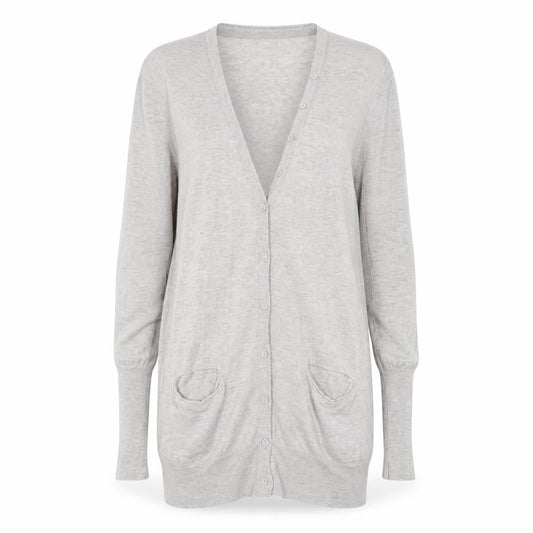 Womens UK Size 12 White Stuff Grey Cardigan Jumper