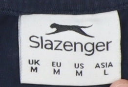 Slazenger Men's Blue Medium Cotton T-Shirt