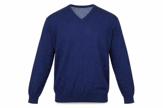 Baileys & Giordano Men's Blue V-Neck Pullover Jumper L