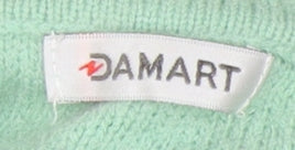 Womens UK Size M Damart Green Jumper Jumper