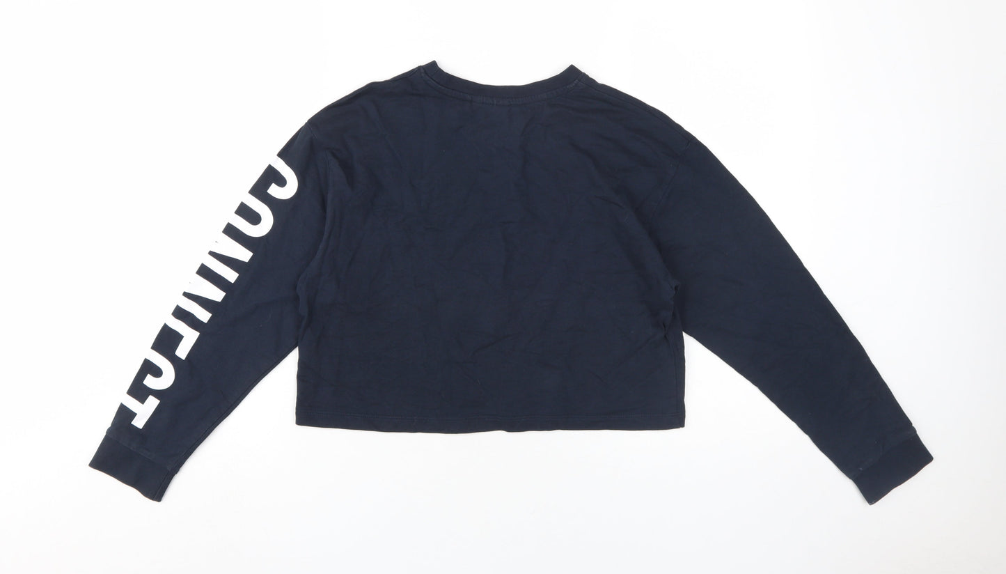 Basic Needs Girls Black Long Sleeve T-Shirt 11-12Y