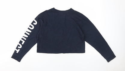 Basic Needs Girls Black Long Sleeve T-Shirt 11-12Y