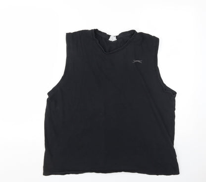 Slazenger Men's Black 2XL Sleeveless T-Shirt