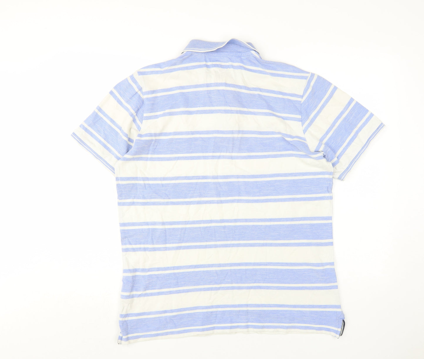 Mens UK Size L Selezione Grigio Cotton Polo Shirt