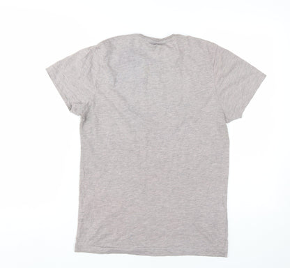 ALI Sports Graphic Men’s Grey T-Shirt - Small