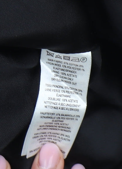 French Connection Women's Grey A-Line Herringbone Skirt