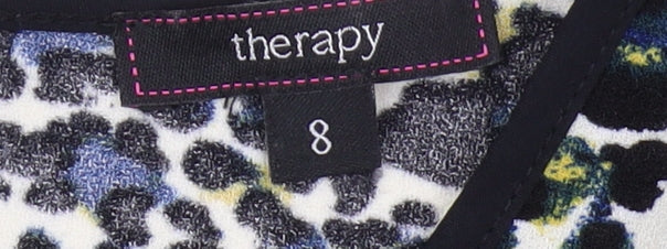 Womens UK Size 8 Therapy Multicoloured  Blouse