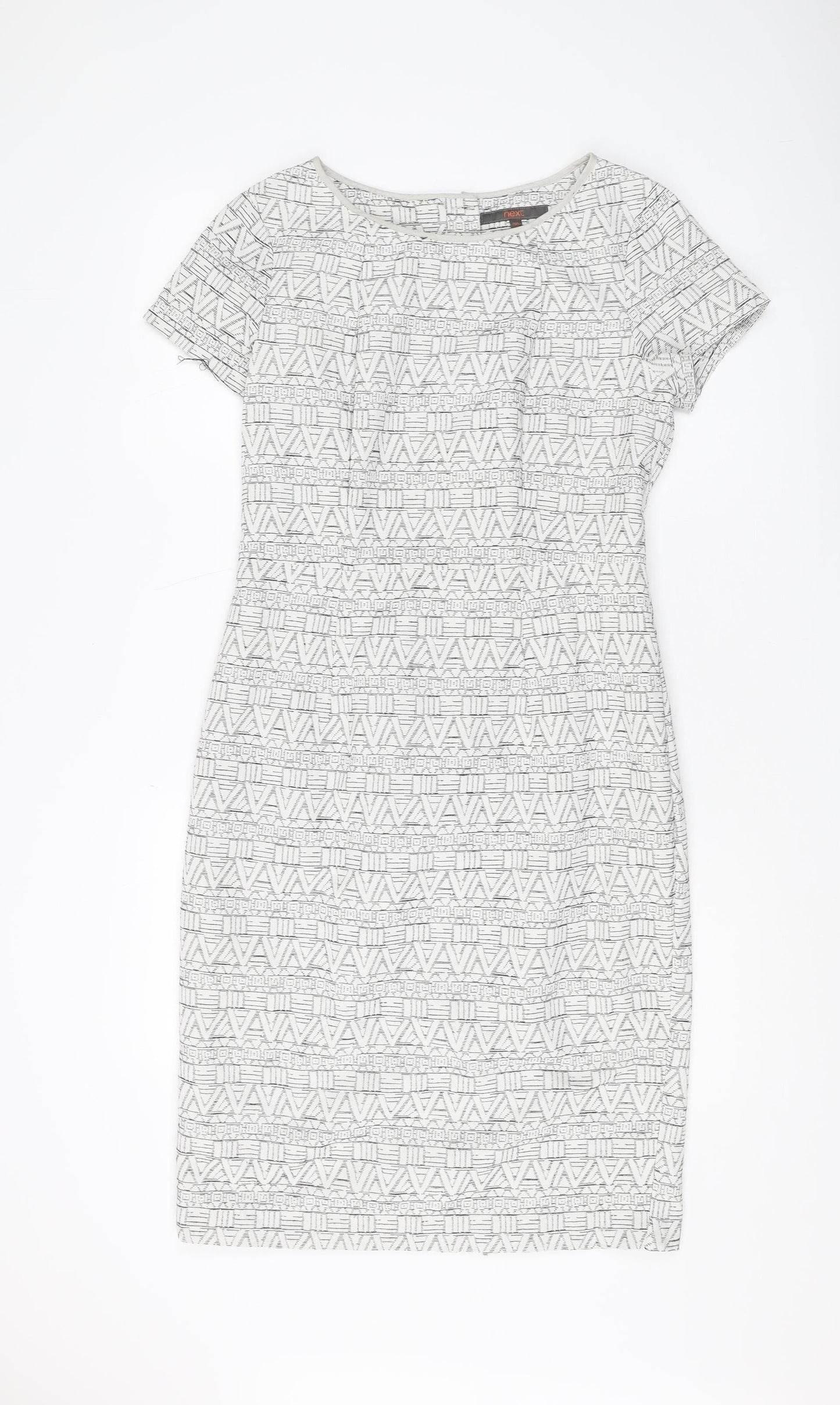 Next Women’s Geometric Sheath Dress, Size 12