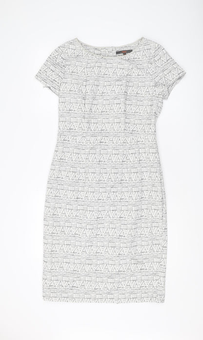 Next Women’s Geometric Sheath Dress, Size 12