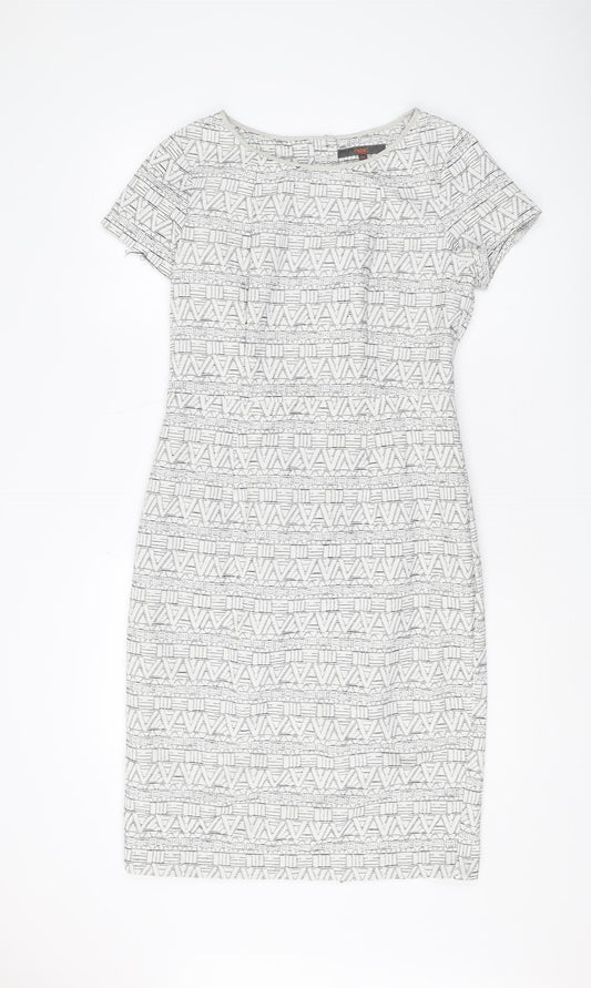 Next Women’s Geometric Sheath Dress, Size 12