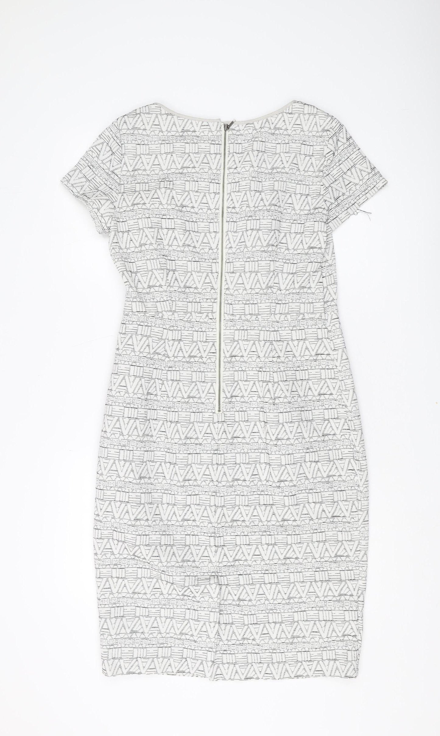 Next Women’s Geometric Sheath Dress, Size 12