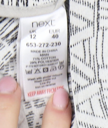 Next Women’s Geometric Sheath Dress, Size 12