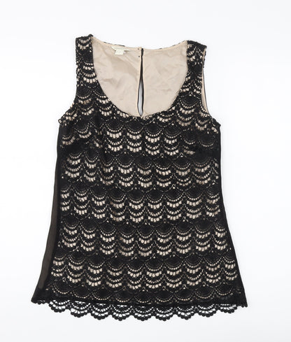 Womens UK Size 8 Monsoon Black Camisole Tank