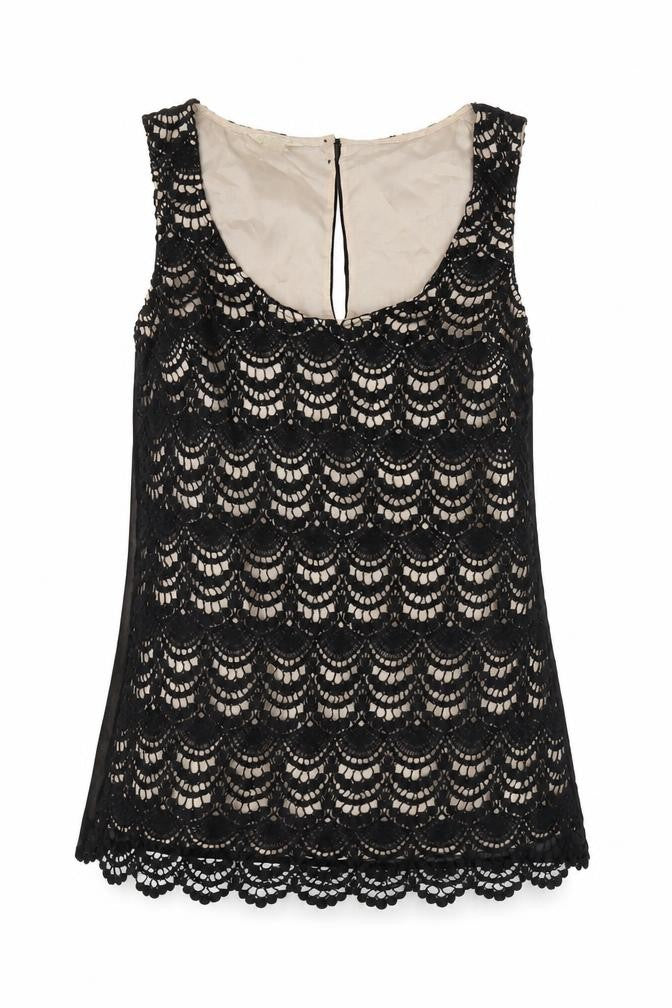Womens UK Size 8 Monsoon Black Camisole Tank
