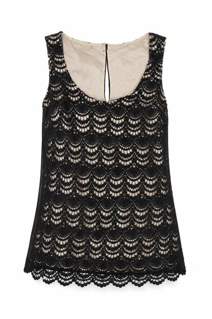 Womens UK Size 8 Monsoon Black Camisole Tank