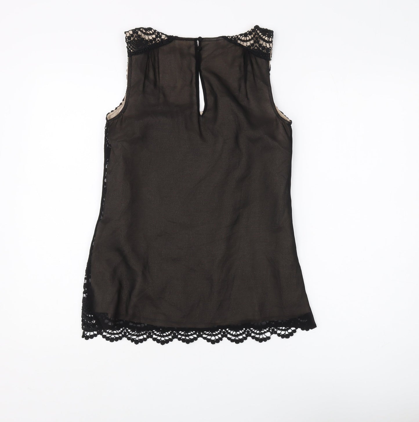 Womens UK Size 8 Monsoon Black Camisole Tank