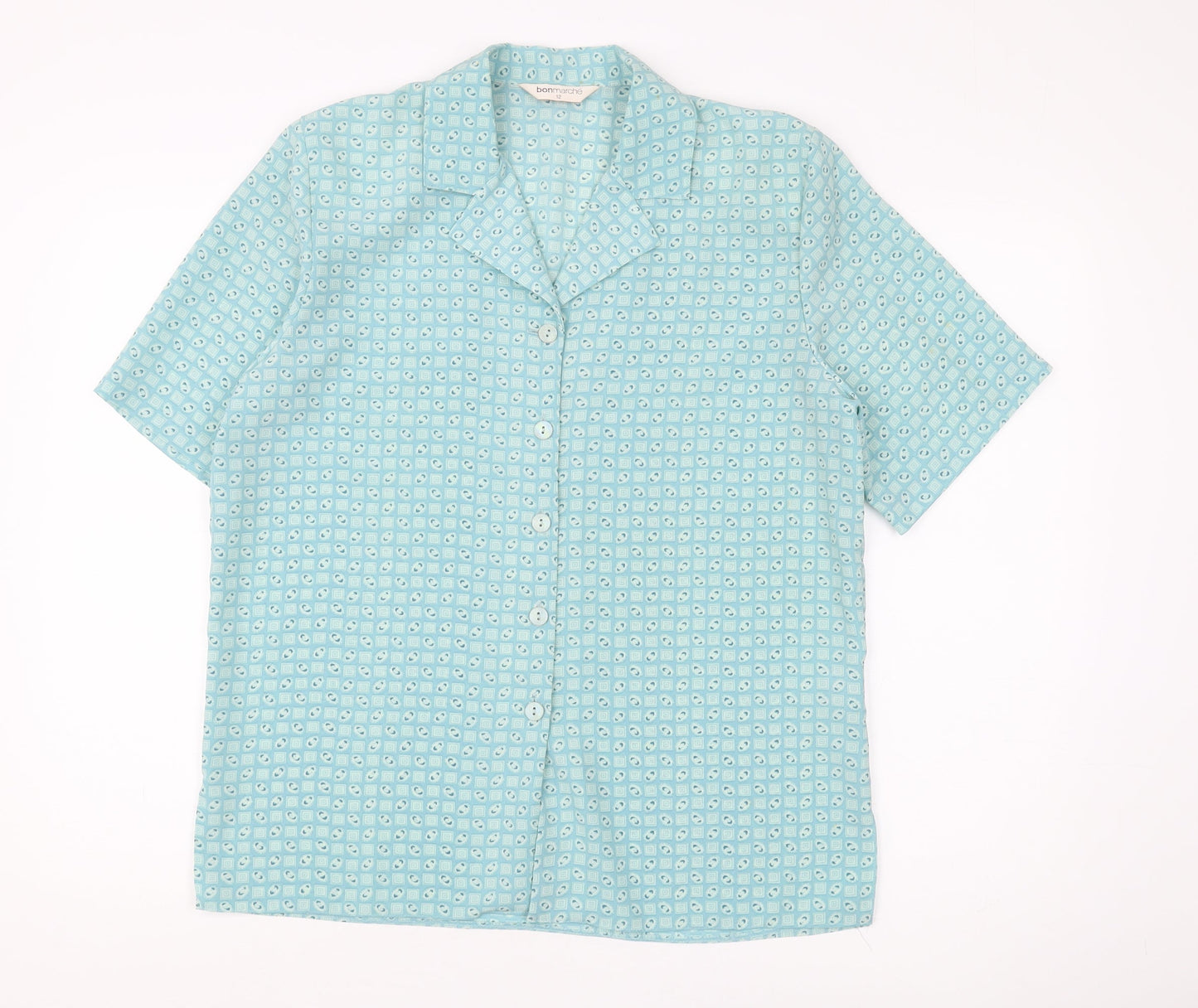 Womens UK Size 18 Bonmarché Blue Basic Blouse