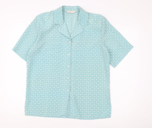 Womens UK Size 18 Bonmarché Blue Basic Blouse