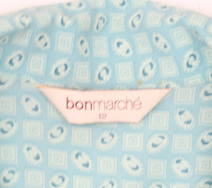 Womens UK Size 18 Bonmarché Blue Basic Blouse