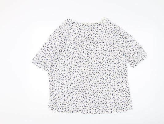 Womens UK Size 14 Principles Multicoloured Basic Blouse