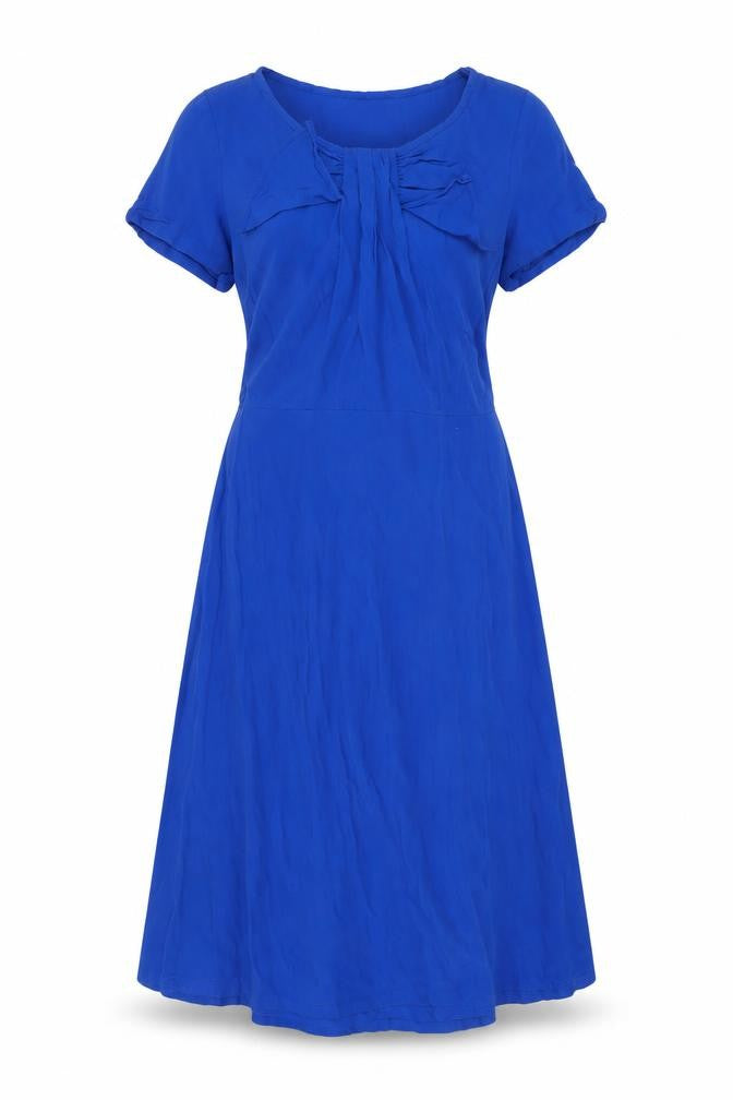 Monsoon Women's Blue A-Line Midi Dress Size 10