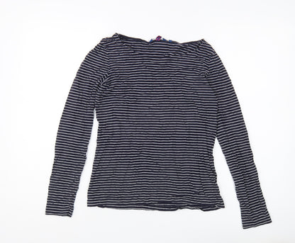 Womens UK Size XS TOM TAILOR Black Basic T-Shirt