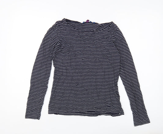 Womens UK Size XS TOM TAILOR Black Basic T-Shirt