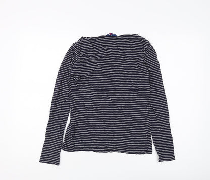 Womens UK Size XS TOM TAILOR Black Basic T-Shirt