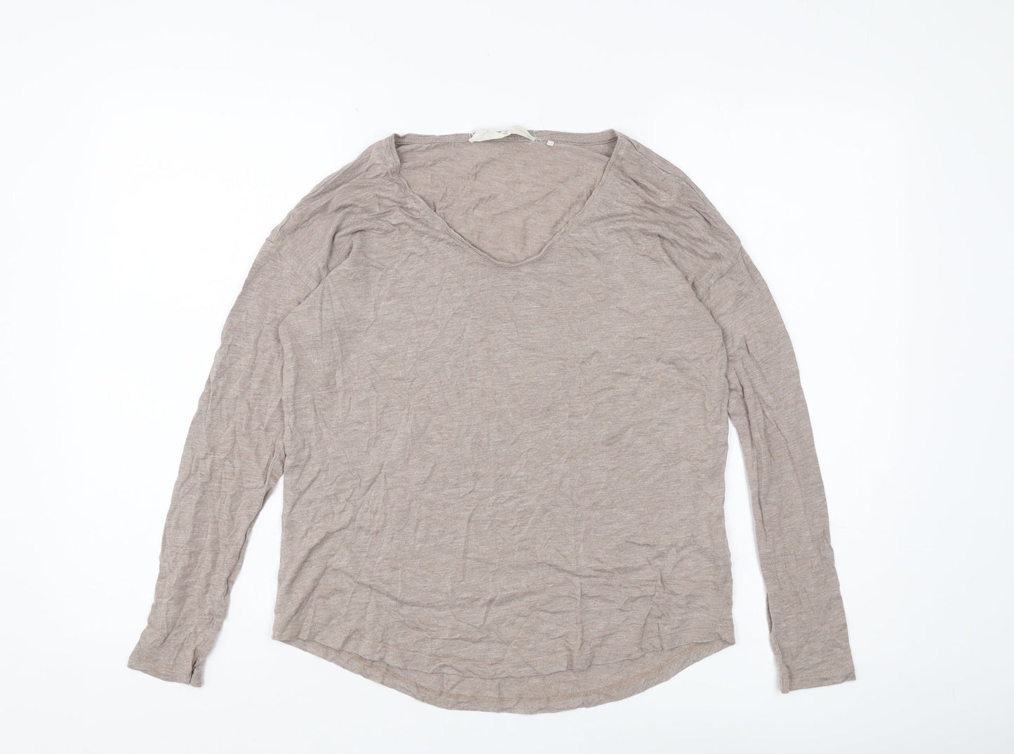 South Coast Women's Beige Long Sleeve Top UK 10