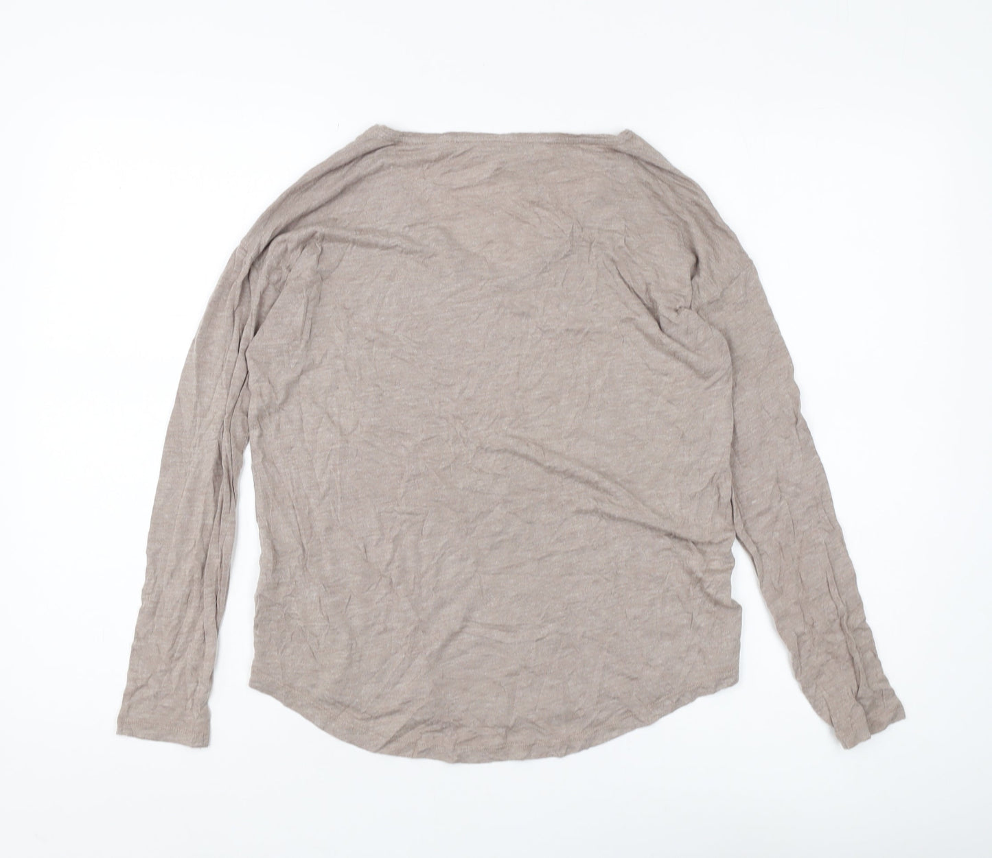 South Coast Women's Beige Long Sleeve Top UK 10