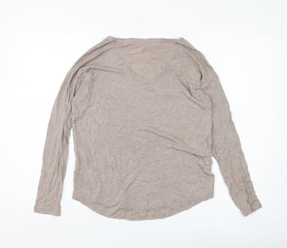 South Coast Women's Beige Long Sleeve Top UK 10